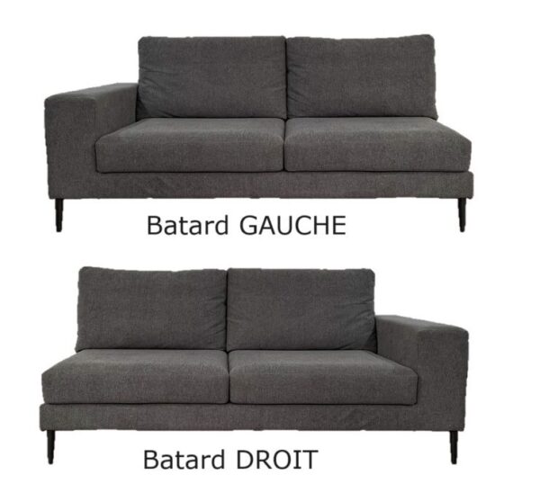 Canapé batard droit/gauche Square – Image 2